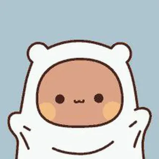 🐻 可爱, 卡通, 卡哇伊, 角色, 动物, 熊, 迷人, 贴纸 telegram sticker