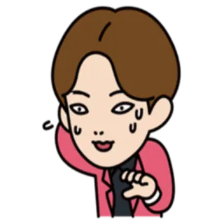 💙 cartoon, emoji, man, character, illustration, portrait whatsapp sticker