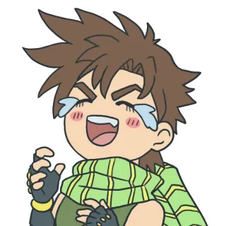🤣 Joseph Joestar JoJo's Bizarre Adventure Anime, Manga, Rire, Pleurs, Joseph Joestar, JJBA, Jojo telegram sticker