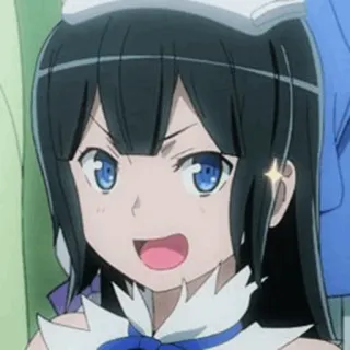 🍷 Hestia Is It Wrong to Try to Pick Up Girls in a Dungeon? Anime, Hestia, Dungeon, Hầu gái telegram sticker