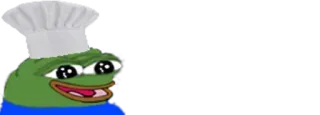 👨‍🍳 pepe, chef, meme, cooking, food telegram sticker