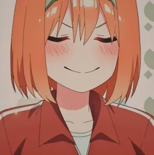 🌿 anime, sorrindo, menina, fofa whatsapp sticker