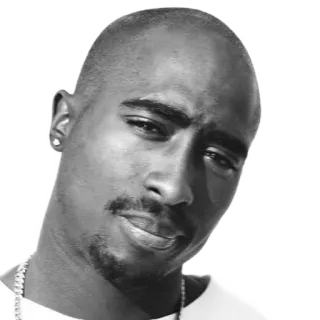 😒 Tupac Tupac, Rapper, Muziek, Hip Hop, 2Pac telegram sticker