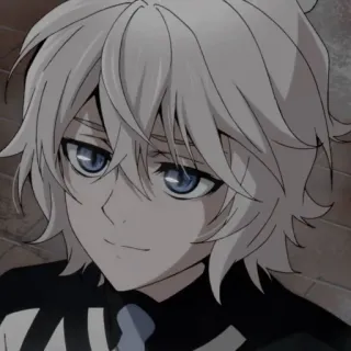 🧛 Mikaela Hyakuya Owari no Seraph อนิเมะ, มังงะ, ตัวละคร, มิกะ, แวมไพร์, ภาพประกอบ, แฟนอาร์ต telegram sticker