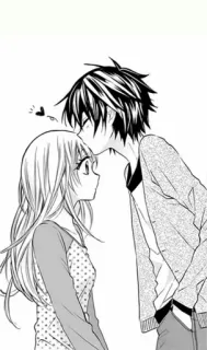 😘 Anime, Manga, Baiser, Amour, Couple telegram sticker