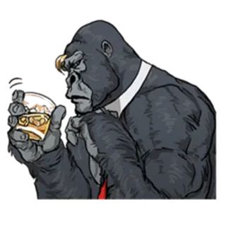 clerkgorilla telegram stickers