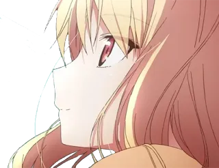 😏 Anime, Dziewczyna, Portret, Kreskówka, Postać telegram sticker