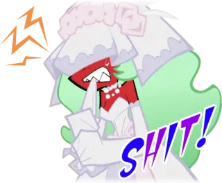 💩 SHIT! swear, angry, exclamation, anime, cartoon, frustration telegram sticker