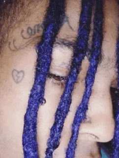 🖤 XXXTentacion rapper, music, face, tattoo, broken heart telegram sticker