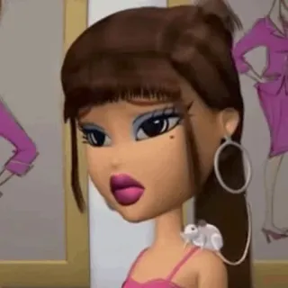 ⚡️ Sasha Bratz bratz, sasha, boneca, animado telegram sticker