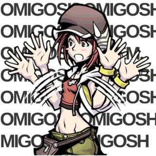 😳 Rimia anime, girl, cartoon, character, remix telegram sticker