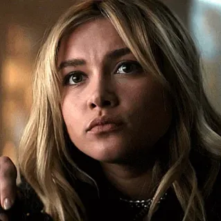 😐 Yelena Belova Black Widow yelena belova, black widow, marvel, florence pugh, película, personaje whatsapp sticker
