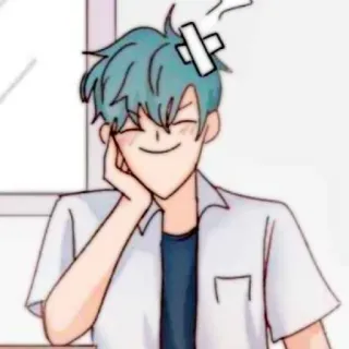 🧊 Anime, Desenho animado, Mangá, Menino, Masculino, Estudante telegram sticker