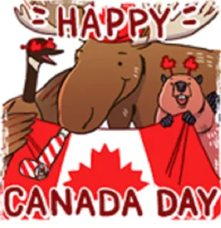 Canada Pack telegram stickers