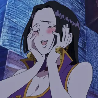 😌 Boa Hancock One Piece Anime, Boa Hancock, One Piece, Personnage, Femme telegram sticker