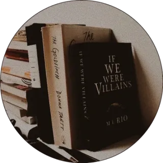 🥜 The Goldfinch, If We Were Villains The GOLDFINCH
DONNA TARTT
IF WE WERE VILLAINS
ML RIO livres, littérature, romans, lecture, fiction telegram sticker