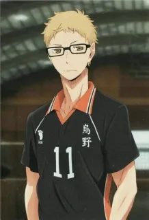 🌿 鳥野 Anime, Haikyuu, Siatkówka, Postać, Sport, Kreskówka telegram sticker