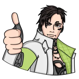 👍 Crypto Apex Legends apex legends, crypto, pouce levé, jeu vidéo, personnage, sticker telegram sticker