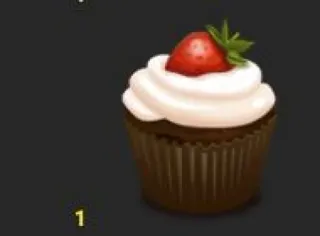 😮‍💨 Cupcake, Fraise, Dessert, Nourriture, Sucré, Pâtisserie whatsapp sticker