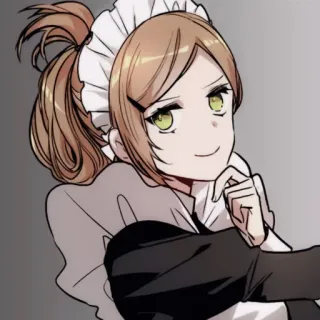 🕯 anime, maid, cartoon telegram sticker