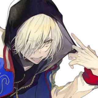 😝 Аниме, Худи, Молодёжь, Персонаж, Анимация, Манга telegram sticker