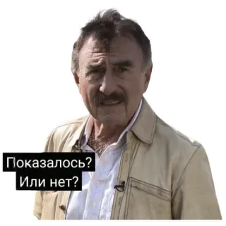 👌 Показалось? Или нет? telegram sticker