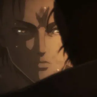 😠 Eren Yeager Attack on Titan Anime, L'Attaque des Titans, Eren Jaeger, Shingeki no Kyojin, Manga, Dessin animé whatsapp sticker