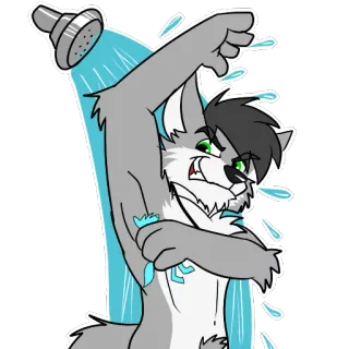 Crash Wolfer by Ligoni-EXE telegram stickers