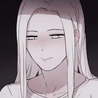 🍚 Anime, Manga, altezzoso, personaggio, sorrisetto, arte telegram sticker