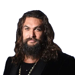 😌 Jason Momoa actor, hombre, celebridad, Jason Momoa telegram sticker