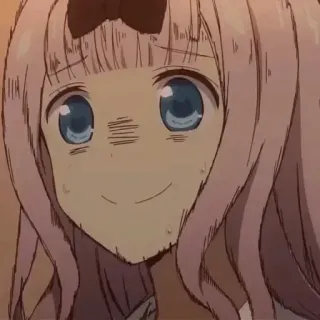 😯 Chika Fujiwara Kaguya-sama: Love Is War Anime, Chika, Fujiwara, Kaguya-sama, Love is War, Meme telegram sticker