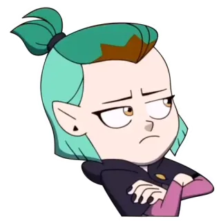 😠 Amity Blight The Owl House การ์ตูน, ตัวละคร, อนิเมะ, The Owl House, อมิตี้ ไบลท์ telegram sticker