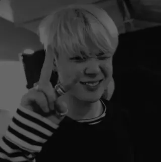 🖇 Jimin kpop, jimin, ídolo, signo de paz, cantante whatsapp sticker