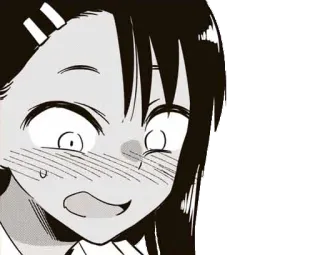 😍 Nagatoro Don't Toy with Me, Miss Nagatoro Anime, Manga, Nagatoro, Expresión, Dibujo animado, Divertido telegram sticker