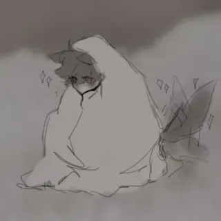 🥢 アニメ, かわいい, デジタルアート, ブランケット, 癒し, カートゥーン telegram sticker