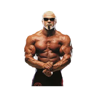 😁 Scott Steiner Catcheur, Bodybuilder, Athlète, Musclé, Fitness, Catch, Scott Steiner telegram sticker