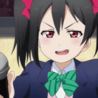 🎈 Nico Yazawa Love Live! Anime, Idol, Süß, Mädchen, Nico Nico Nii telegram sticker