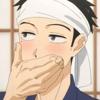 😳 Anime, verlegen, errötend, Charakter, besorgt telegram sticker