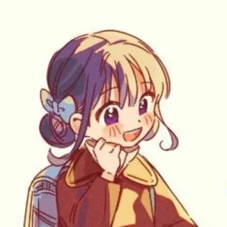 😄 Anime, Garota, Fofa, Personagem, Mangá whatsapp sticker
