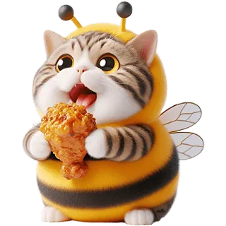 Котик БиБи @Nyasticks telegram stickers