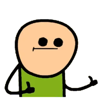 👍 Cartoon, Stinkefinger, Beleidigung, Geste telegram sticker