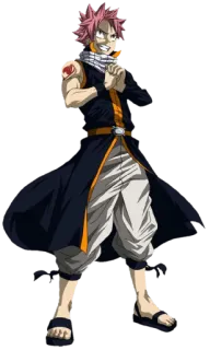 😁 Natsu Dragneel Fairy Tail Anime, Mangá, Personagem, Fantasia, Magia, Fogo whatsapp sticker