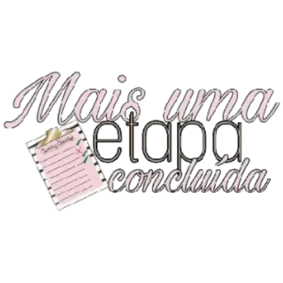 👏 Mais uma etapa concluída Conquista, Celebração, Marco, Progresso, Lista de verificação telegram sticker