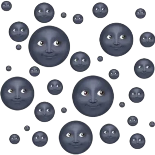 🌚 луна, эмодзи, небо, ночь, лицо telegram sticker