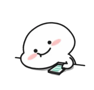 ☁ Blob, Niedlich, Kawaii, Handy, Fröhlich telegram sticker