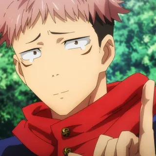 💥 Yuji Itadori Jujutsu Kaisen Anime, Jujutsu Kaisen, Yuji Itadori, Personaggio, Manga telegram sticker