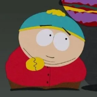 😊 Eric Cartman South Park 卡通, 南方公园, 埃里克·卡特曼, 动画, 角色, 幽默 telegram sticker