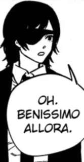 👍 OH. BENISSIMO ALLORA. Manga, Anime, Bocadillo, Italiano, Benissimo whatsapp sticker