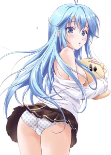 😏 Garota anime, Ilustração, Desenho animado, Fanart telegram sticker