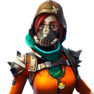 👩‍🚀 Fortnite Fortnite, nhân vật game, trùm đầu, mặt nạ telegram sticker